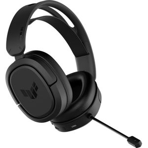 ASUS TUF Gaming H1 Wireless Headset (Discord Certified Mic, 7.1 Surround Sound, 40mm Drivers, 2.4GHz, USB-C, Lightweight, 15 Hour Battery Life, For PC, Mac, Switch, Mobile Devices, PS4, PS5)- Black