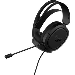 ASUS TUF Gaming H1 Wired Headset (Discord Certified Mic, 7.1 Surround Sound, 40mm Drivers, 3.5mm, Lightweight, For PC, Switch, PS4, PS5, XBOX One, XBOX Series X , S, and Mobile Devices)- Black