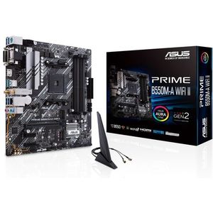 Moederbord - Asus PRIME B550M-A WIFI II AMD B550 - AMD AM4