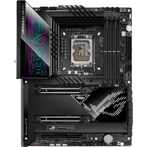 ASUS 90MB18E0-M0EAY0 ROG Maximus Z690 Hero Intel LGA 1700 ATX moederbord, 20+1 stroomfasen, PCIe 5.0, 2,5 Gb Ethernet, WiFi 6E, USB 3.2 Gen 2x2 frontpaneel-connector, Dual Thunderbolt 4 en Aura Sync