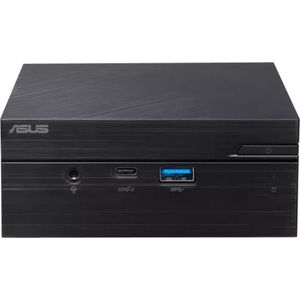 ASUS PN41-BBC129MV Mini-PC, Barebone desktopcomputer, Intel Celeron N4500, Intel UHD Graphics, zonder besturingssysteem, zwart