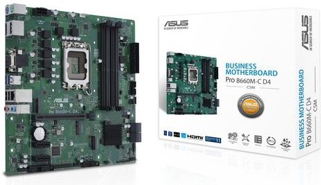 ASUS PRO B660M-C D4-CSM Intel B660 LGA 1700 micro ATX