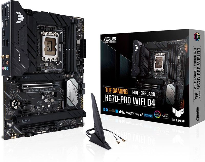 ASUS TUF GAMING H670-PRO WIFI D4 Intel H670 LGA 1700 ATX