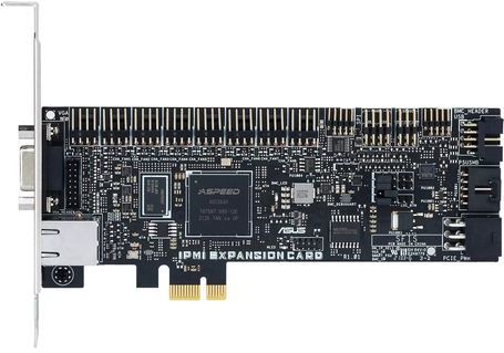 ASUS - IPMI Uitbreidingskaart SI - Netwerkkaart - Zwart - Zilver - PCI Express 3.0