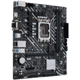 ASUS PRIME H610M-D D4 Gaming moederbord socket Intel LGA 1700 (Intel H610, mATX, DDR4 geheugen, PCIe 4.0, M.2, COM Port, LPT Header, RGB Header)