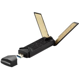 ASUS - USB-AX56 - WiFi Adapter - Zwart - WiFi 6 - Zonder Cradle