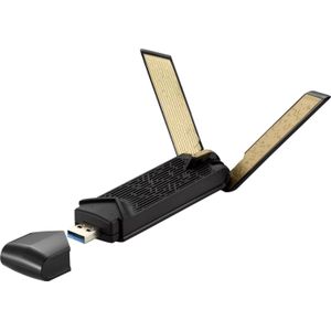 ASUS USB-AX56 WiFi Adapter - WiFi 6 - AX - Zwart
