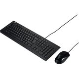 ASUS U2000 Keyboard + Mouse Set toetsenbord Inclusief muis Universeel USB Zwart