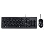ASUS U2000 Keyboard + Mouse Set toetsenbord Inclusief muis Universeel USB Zwart