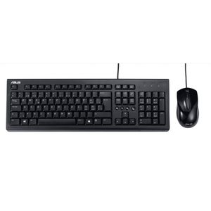 ASUS U2000 Keyboard + Mouse Set toetsenbord Inclusief muis Universeel USB Zwart