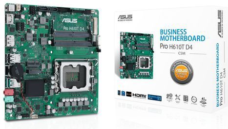 ASUS Pro H610T D4-CSM Intel H610 LGA 1700 mini ITX