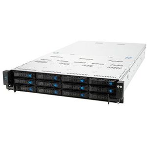 ASUS RS520A-E11-RS12U Socket SP3 Rack (2U) Zwart, Staal