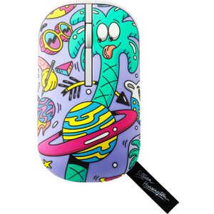 ASUS Marshmallow Mouse MD100 Steven Harrington Edition muis Ambidextrous RF-draadloos + Bluetooth Optisch 1600 DPI