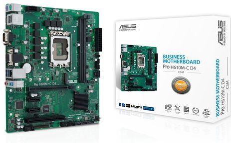 ASUS PRO H610M-C D4-CSM Intel H610 LGA 1700 micro ATX