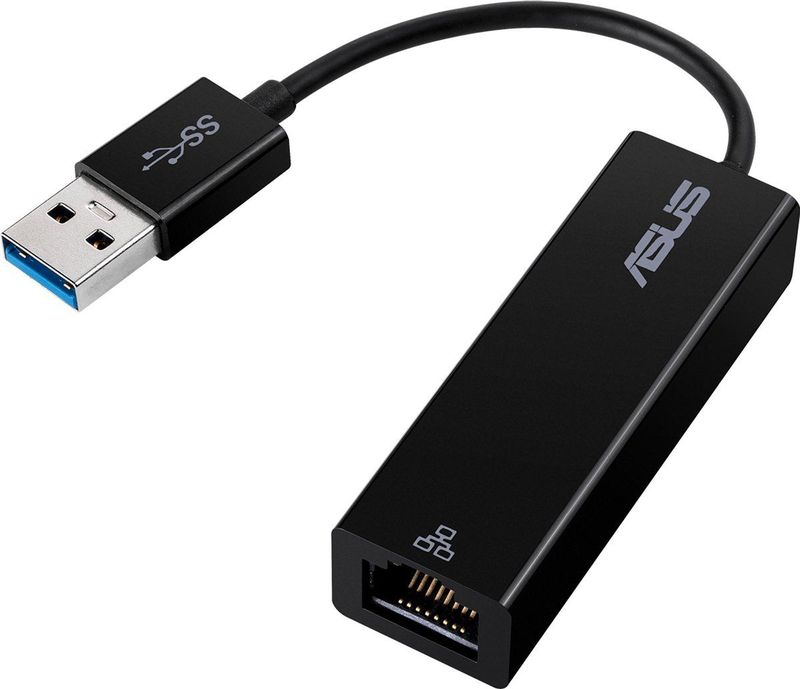 Asus 90xb05wn-mca030 Dockingstation - USB3.0 naar RJ45 - Zwart