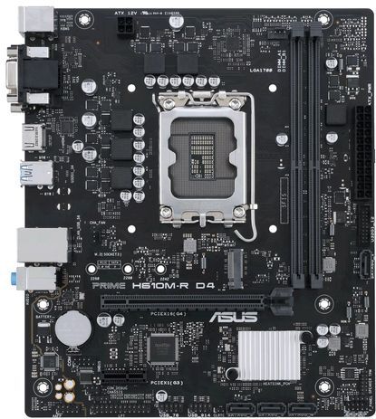 ASUS PRIME H610M-R D4 Intel H610 LGA 1700 micro ATX