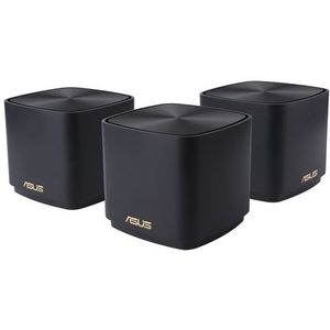 Asus - ZenWiFi XD4 Plus - Router - Zwart - Mesh-systeem - 3 Stuks
