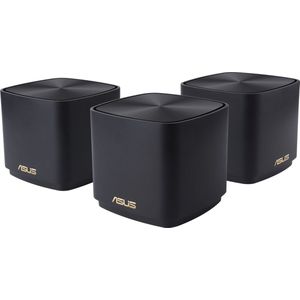 ASUS ZenWiFi XD4 Plus - AiMesh - Mesh WiFi - Zwart - 3-Pack