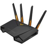 ASUS TUF Gaming AX3000 V2 draadloze router Gigabit Ethernet Dual-band (2.4 GHz / 5 GHz) Zwart, Oranje