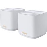 ASUS ZenWiFi XD4 Plus - AiMesh - Mesh Wifi - Wit - 2-pack - Wandmontage