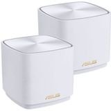 ASUS ZenWiFi XD4 Plus - AiMesh - Mesh Wifi - Wit - 2-pack - Wandmontage