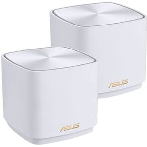 ASUS ZenWiFi XD4 Plus - AiMesh - Mesh Wifi - Wit - 2-pack - Wandmontage