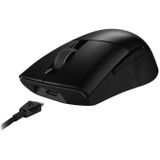 Asus ROG Keris Wireless AimPoint Gaming Mouse, Tri-mode connectivity (2.4GHz RF, Bluetooth, Wired), 36000 DPI sensor, 5 programmable buttons, ROG SpeedNova, Replaceable switches, Paracord cable