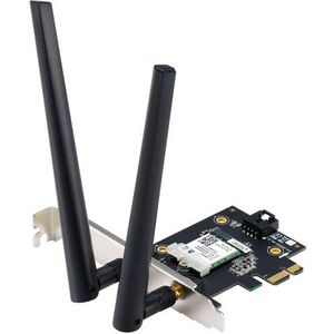 Asus - PCE-AXE5400 - Netwerkkaart - WiFi 6E - PCI-E - 2 Externe Antennes