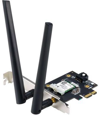 Asus - PCE-AXE5400 - Netwerkkaart - WiFi 6E - PCI-E - 2 Externe Antennes