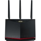 ASUS RT-AX86U Pro - Gaming extendable router - 4G / 5G Router vervanger - WiFi 6 - AX5700 - 2.5G Port