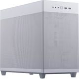 ASUS Prime AP201 MicroATX Gehäuse weiß (33 Liter, unterstützt 280- & 360-mm-Kühler, Grafikkarten bis 338 mm Länge und Standard-ATX-Netzteile)