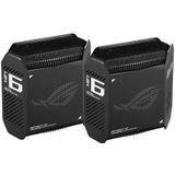 ASUS ROG Rapture GT6 - Mesh Wifi Router - Tri-Band - 2-Pack - Zwart