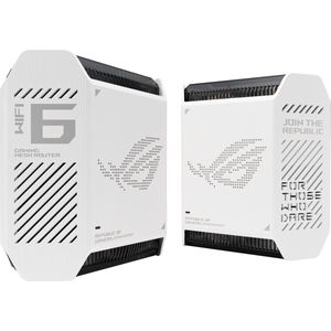 ASUS ROG Rapture GT6 - Mesh WiFi - Tri-Band - AiMesh - 2-Pack - Wit