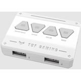 ASUS TUF GAMING TF120 ARGB WHITE EDITION 3IN1 Computer behuizing Luchtkoeler 12 Wit 3 stuk