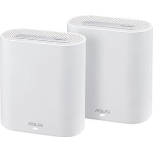 ASUS ExpertWiFi EBM68 (AX7800) 2PK Tri-Band zakelijke Mesh WiFi System – afgestemd op middelgrote bedrijven, supports up to 5 SSIDs, VLAN, guest portal, 2.5 Gbps port, bescherm uw bedrijf