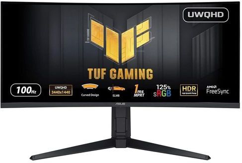 Asus - TUF Gaming VG34VQEL1A - Monitor - Zwart - 34´´ - LED - 165Hz
