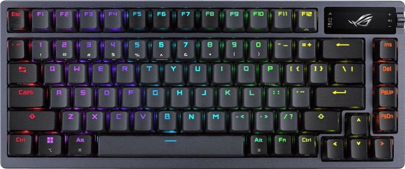 ASUS ROG Azoth Gaming Toetsenbord - RGB-Black - PBT Keycaps - Gasket-Mount