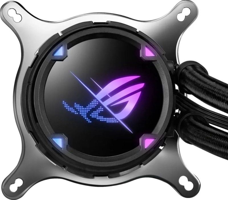 ASUS ROG STRIX LC II 360 - All-in-One vloeibare CPU-koeler (3 x 120 mm ROG-koelventilator, Aura Sync RGB, compatibel met Intel LGA 1150/1151/1155/1156/1200/2066 en AMD AM4/TR4)