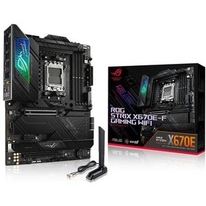 Asus - ROG Strix X670E-F Gaming Wifi - Moederbord - Zwart - ATX