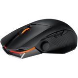 Asus ROG Chakram X Origin Gaming Mouse, Tri-mode connectivity (2.4GHz RF, Bluetooth, Wired), 36000 DPI sensor, 11 programmable buttons, Detachable joystick, Paracord cable, Black