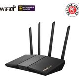 Asus - RT-AX57 - Router - Zwart - Wi-Fi 6 - Dual-band