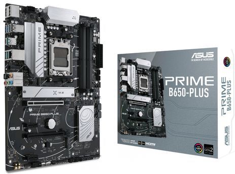 Moederbord - ASUS PRIME B650-PLUS - ATX - Socket AM5 - AMD B650 - DDR5 - Realtek Audio - Realtek 2.5G LAN