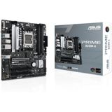 ASUS PRIME B650M-A - AMD Ryzen AM5 Micro-ATX moederbord (DDR5, PCIe 5.0 M.2 ondersteuning, 2,5 GB Ethernet, DisplayPort, VGA, HDMI, SATA 6 Gbps, USB 3.2 Gen 2 poorten, Arua Sync RGB)