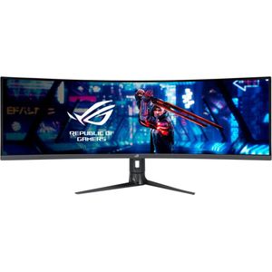 Asus XG49WCR Gaming monitor Energielabel G (A - G) 124.5 cm (49 inch) 5120 x 1440 Pixel 32:9 1 ms DisplayPort, HDMI, Hoofdtelefoonaansluiting, USB 3.2 Gen 1,