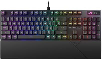 Asus ROG Strix Scope II mechanisch toetsenbord, ABS, ROG RX rood, zwart - Italiaanse lay-out