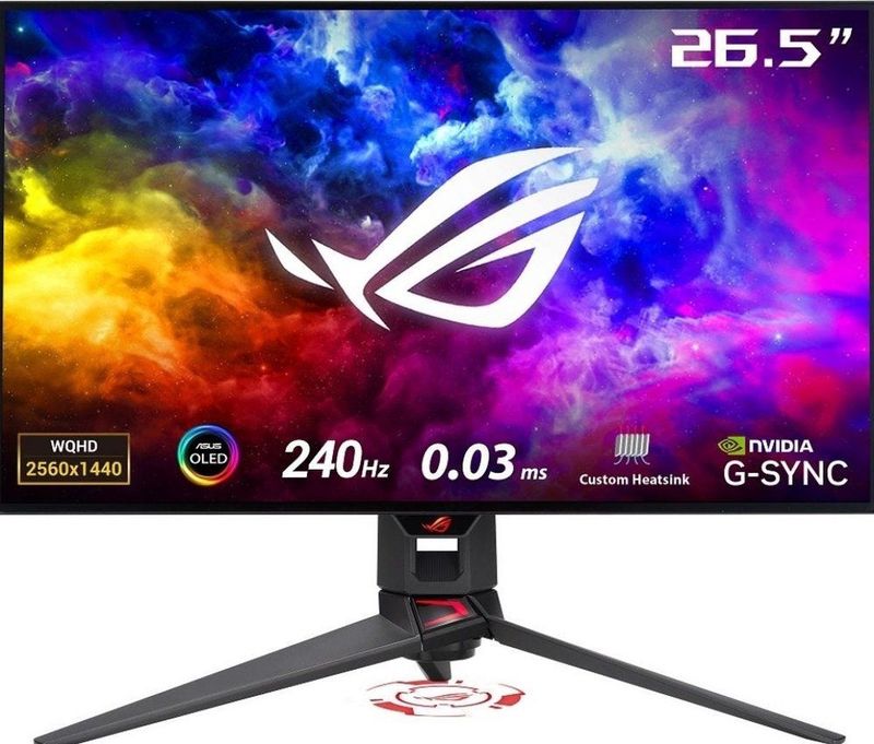 ASUS ROG Swift PG27AQDM - QHD OLED 240Hz Gaming Monitor - 27 Inch