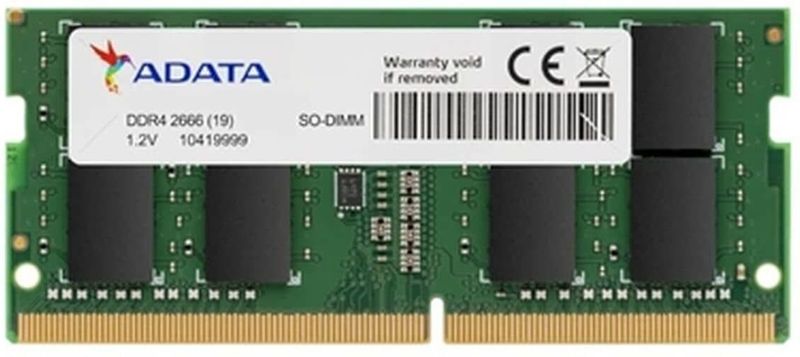 Adata - Premier - RAM - Zwart - DDR4 2666 SO-DIMM - 4GB