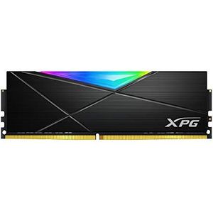 XPG AX4U32008G16A-DB55 SPECTRIX D55 DDR4 RGB Memory Module Gaming-DRAM 3200 MHz 16GB (2x8GB), dual package, high performance, desktop memory,zwart