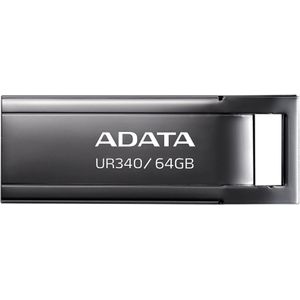 ADATA - UR340 - USB 3.2 Gen1 Flashdrive - Zwart - 64 GB - Spatwaterdicht - Schokbestendig