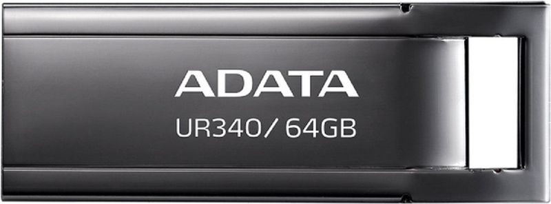 ADATA - UR340 - USB 3.2 Gen1 Flashdrive - Zwart - 64 GB - Spatwaterdicht - Schokbestendig